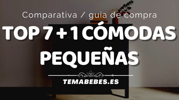Las mejores cómodas pequeñas ¡Comparativa! 10 comparativa comodas pequeñas